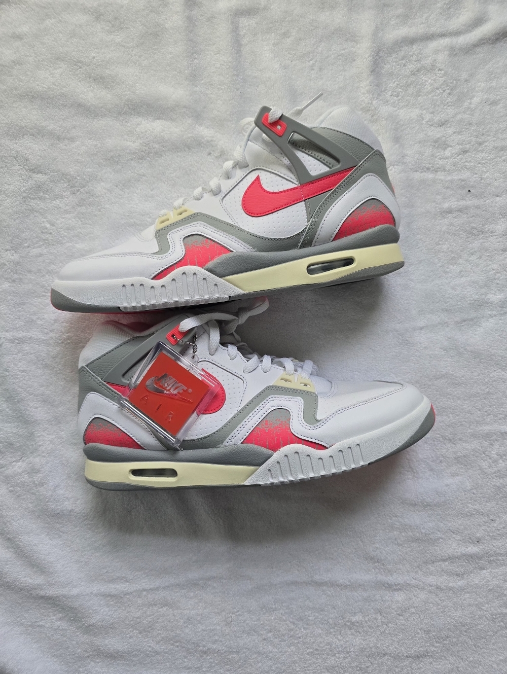 Nike Air Tech Challenge 2 II Racer Pink - Tennis Sneakers - FZ9033-100 - Size 12 - Picture 2 of 6
